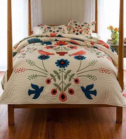 Folk Art CLM1510012B Quilt Bedding Set