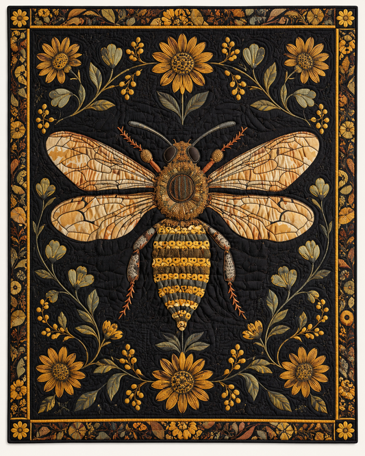 Antique Gold Bee TD101026073 Quilt Blanket