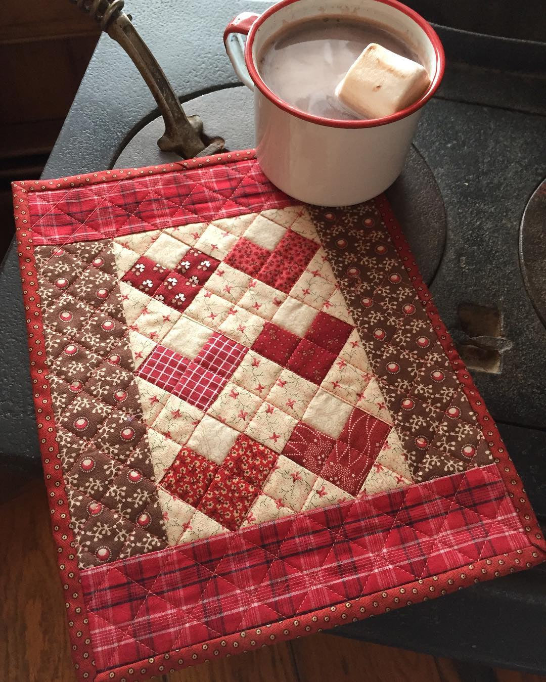 Heart CLDY180624135 Quilted Placemats