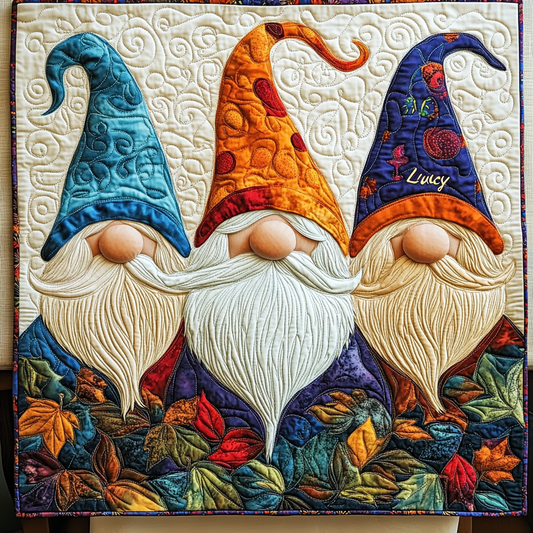 Autumn Gnome TAI041124581 Quilted Placemats