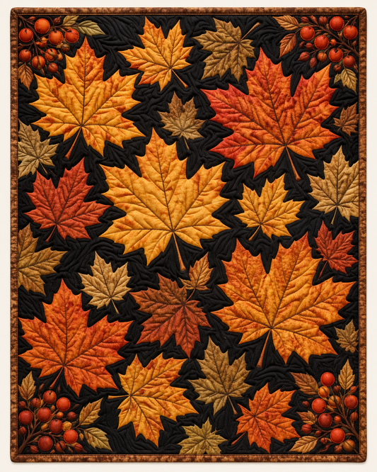 Autumn Maple Leaves TD101026077 Quilt Blanket