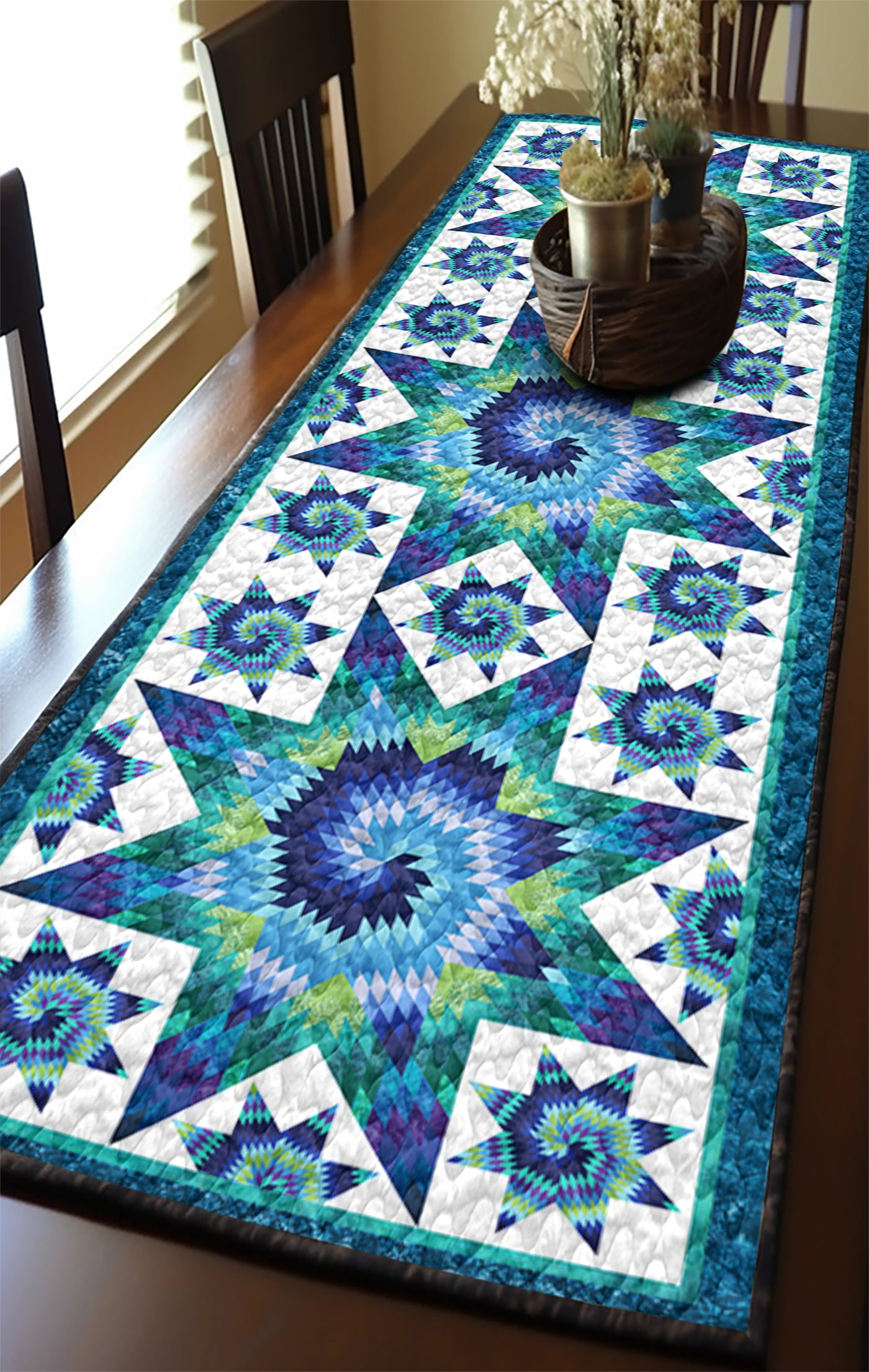 Blue Star TN190501DTR Quilted Table Runner