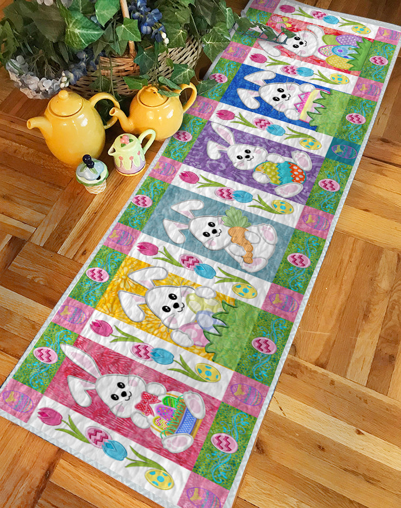 Bunny CLA271223017 Quilted Table Runner