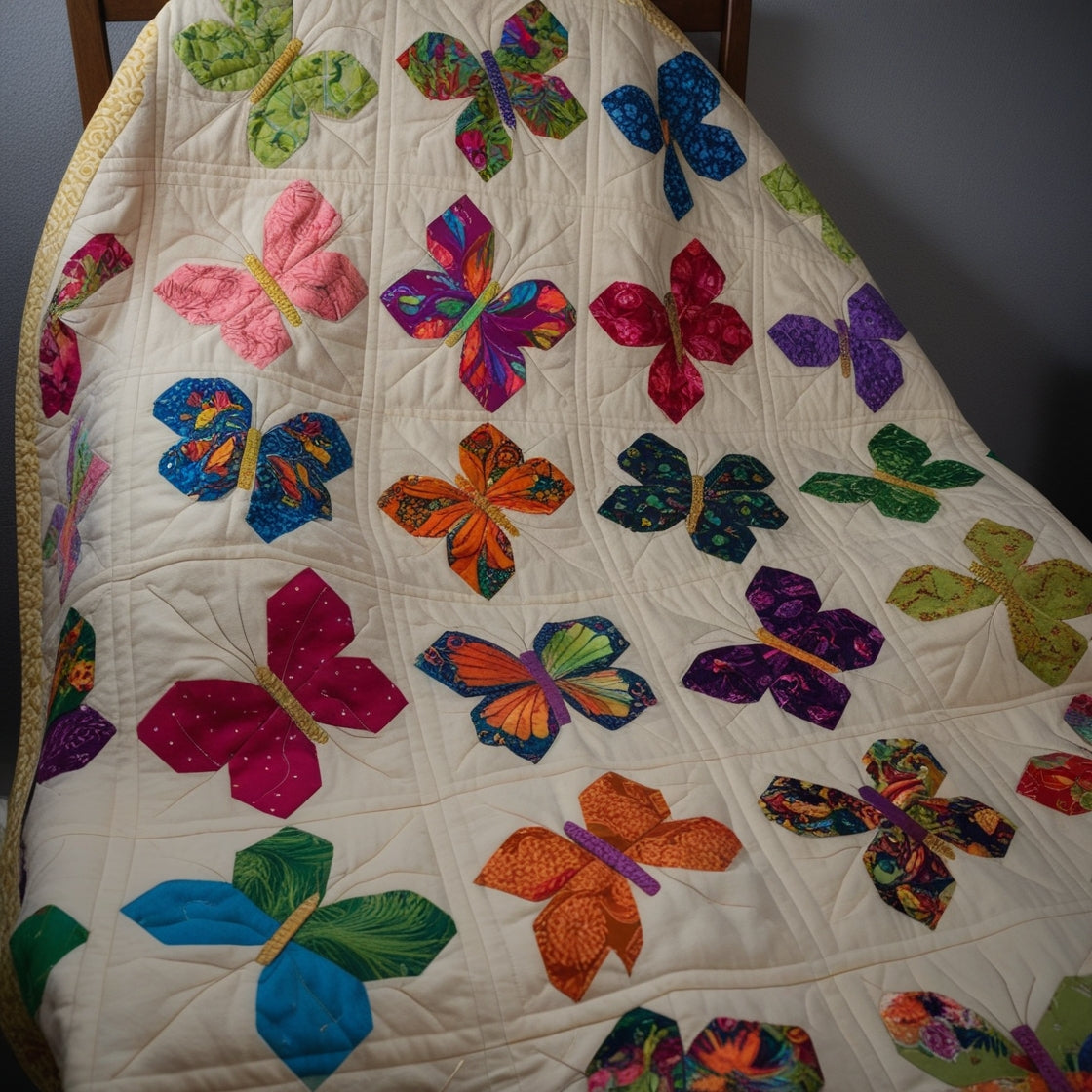 Butterfly NTA151024052 Quilt Blanket