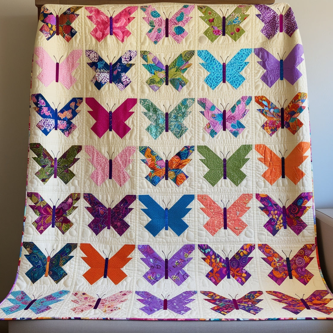 Butterfly NTA151024059 Quilt Blanket