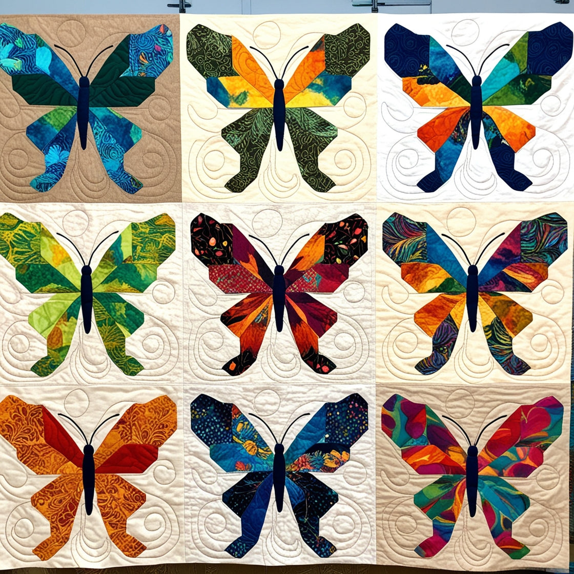 Butterfly NTA281024045 Quilt Blanket