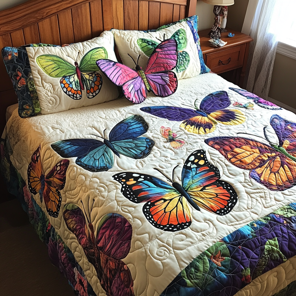 Butterfly TAI061124005 Quilt Bedding Set