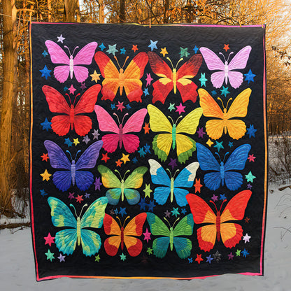 Colorful Butterfly HM10102306 Quilt Blanket