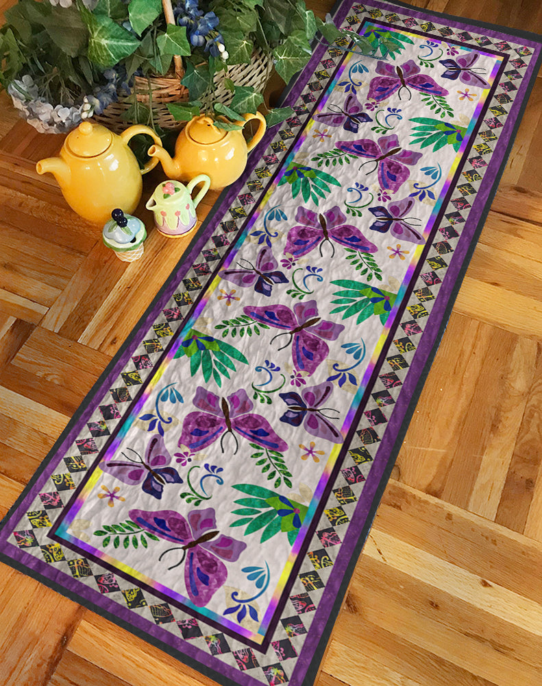 Butterfly CL280611TR Quilted Table Runner