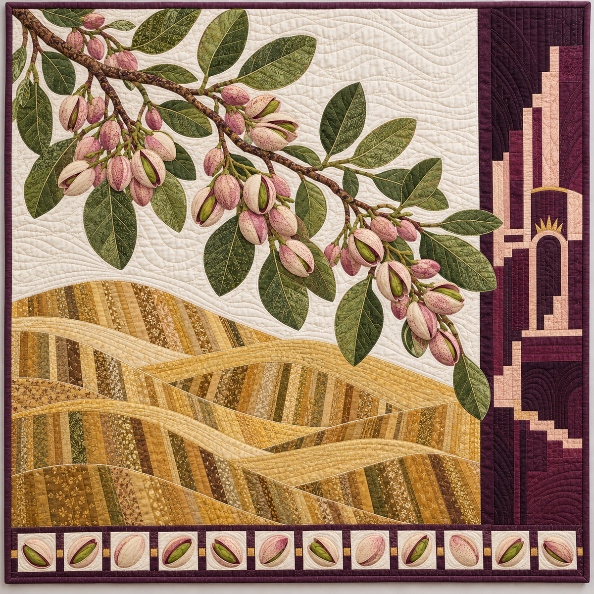 Avenal — Pistachio Boughs Over Golden Hills