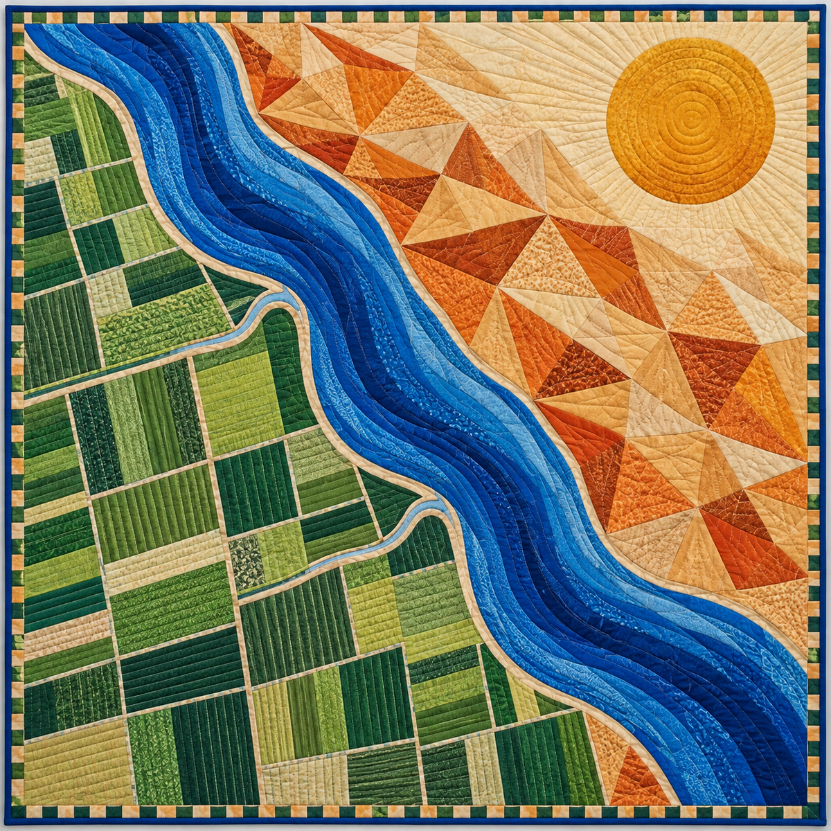 Blythe — River Ribbon Through Desert Fields