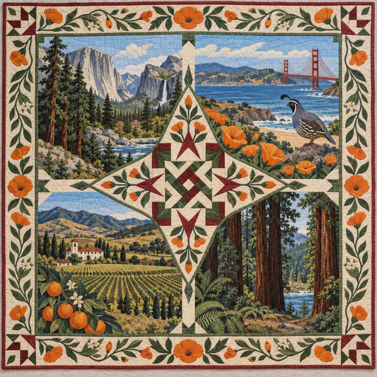 California Four Seasons TD181026448 Quilt Blanket