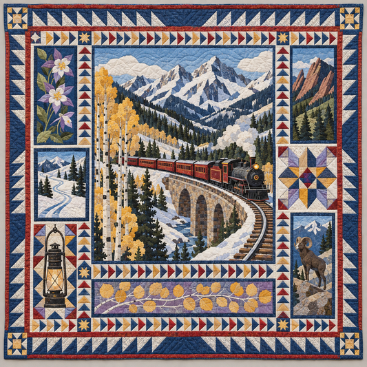 Colorado Mountain Passage TD1410261018 Quilt Blanket