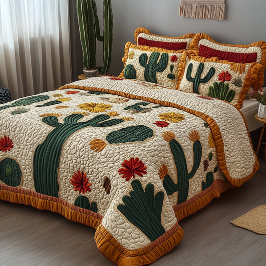 Cactus TAI041124297 Quilt Bedding Set