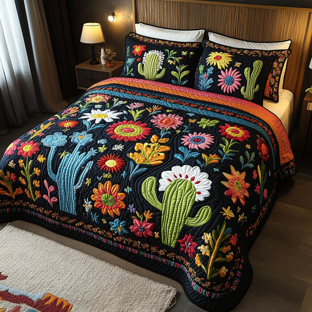 Cactus TAI041124376 Quilt Bedding Set