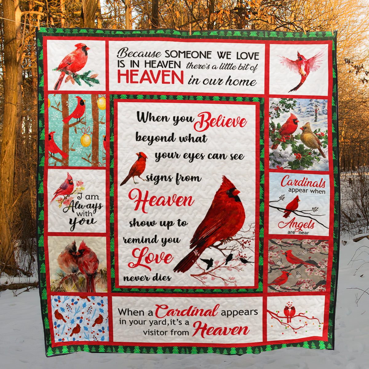 Cardinal CL12100121MDQ Quilt Blanket