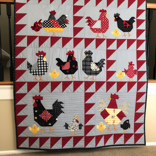 Chicken Farm NTA151024353 Quilt Blanket