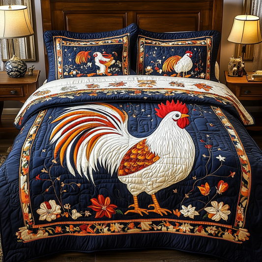 Chicken TAI041124265 Quilt Bedding Set