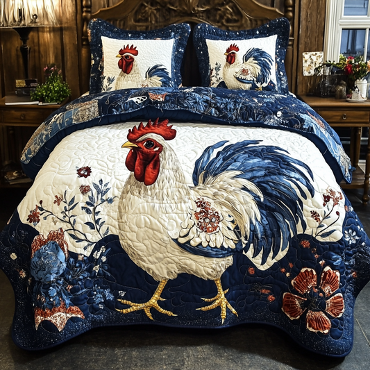 Chicken TAI041124302 Quilt Bedding Set