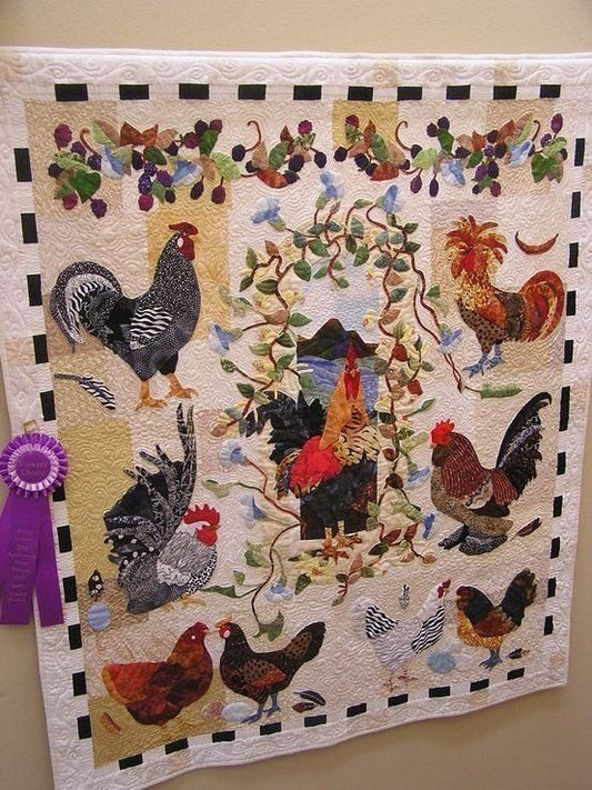 Chicken CL140613 Quilt Blanket