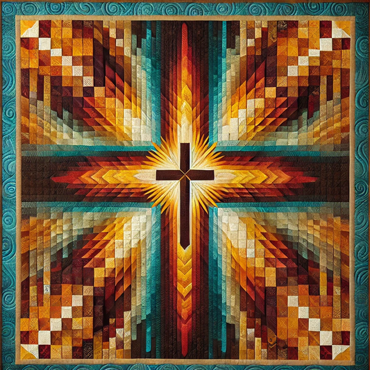 Christian Cross NTA281024335 Quilt Blanket