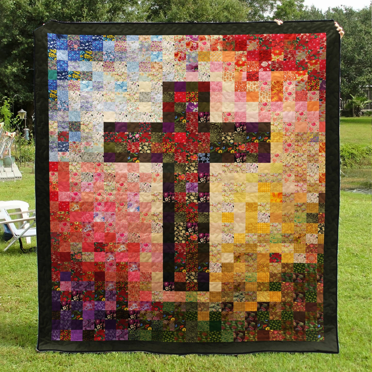 Christian Cross CLM200616 Art Quilt