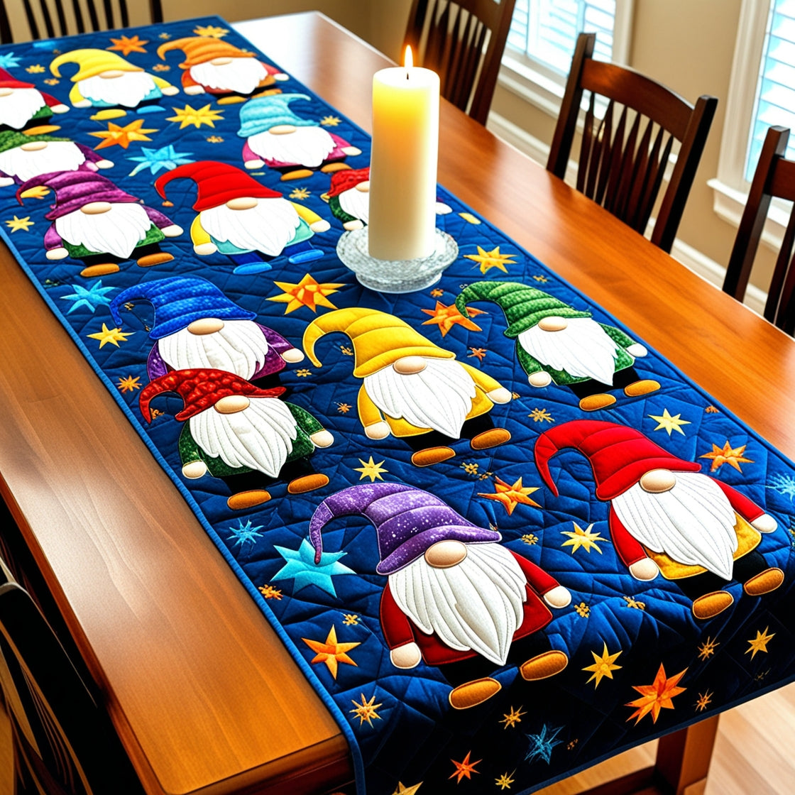 Christmas Gnome NTA041124654 Quilted Table Runner