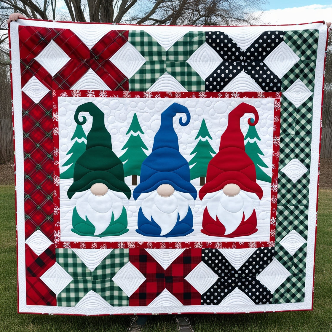 Christmas Gnome NTA151024268 Quilt Blanket