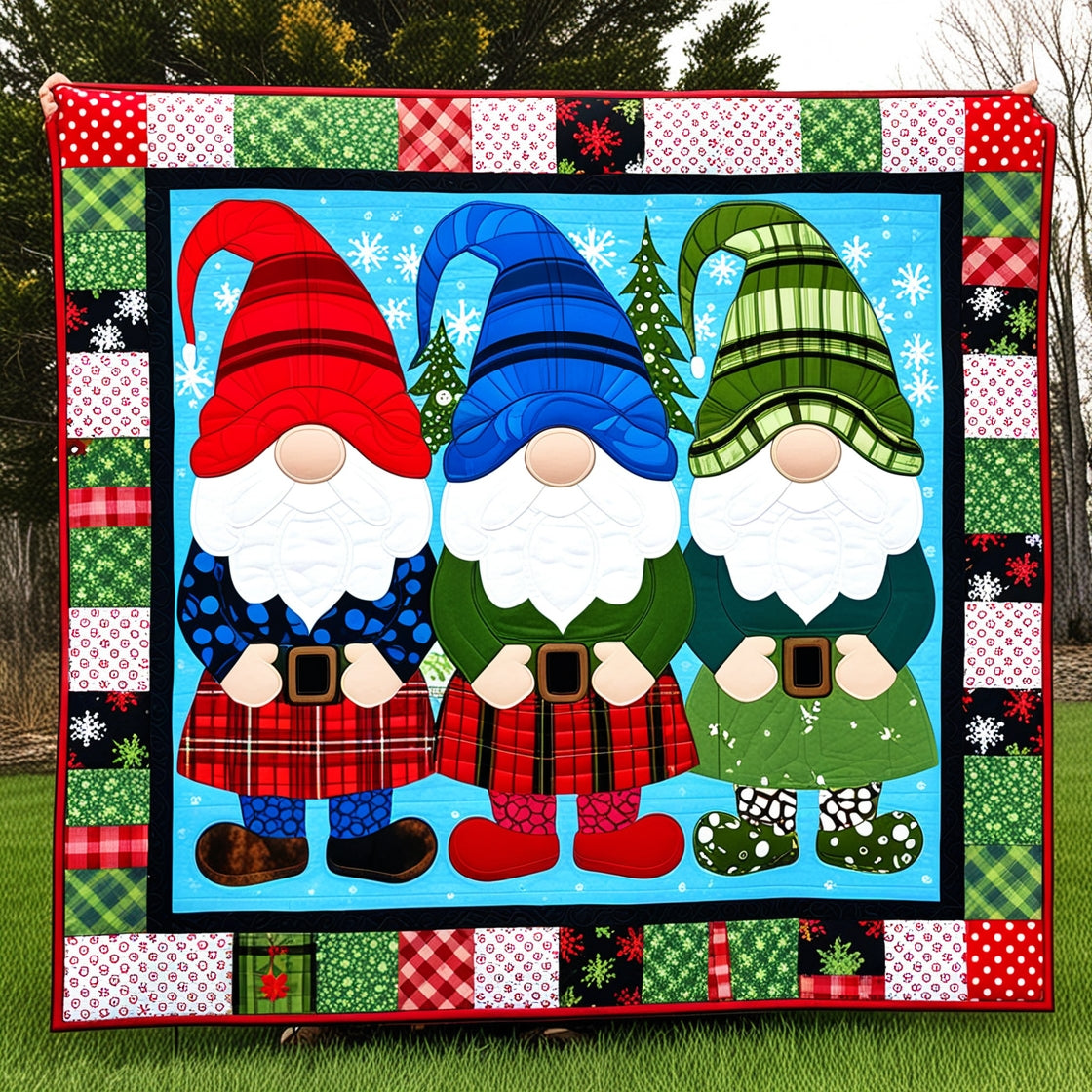 Christmas Gnome NTA151024274 Quilt Blanket