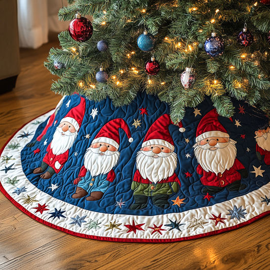 Christmas Gnome TAI041124527 Quilted Tree Skirt