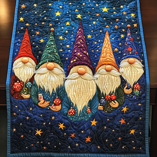 Christmas Gnome TAI041124586 Quilted Table Runner