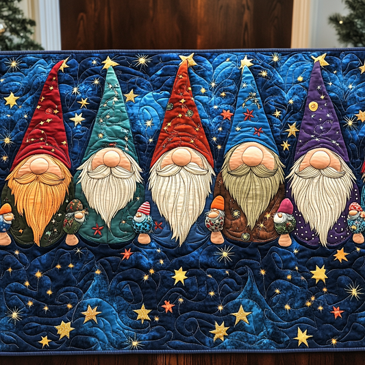 Christmas Gnome TAI041124588 Quilted Table Runner