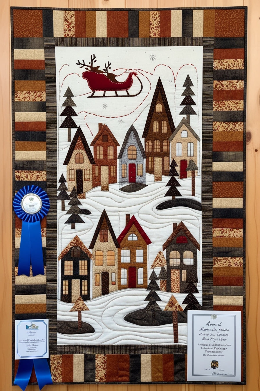 Christmas House NTA281024130 Quilt Blanket