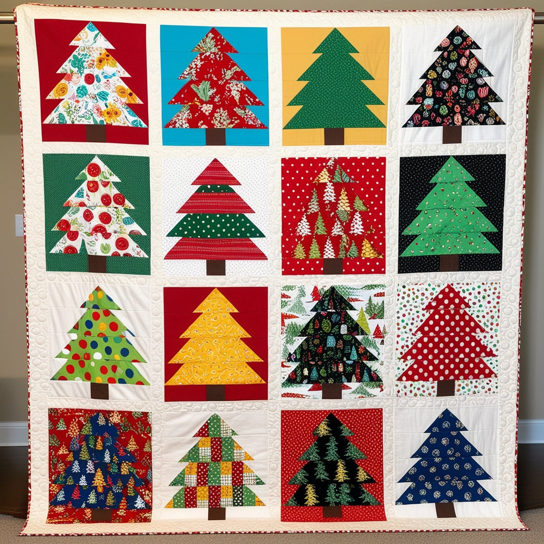 Christmas Tree NTA151024213 Quilt Blanket