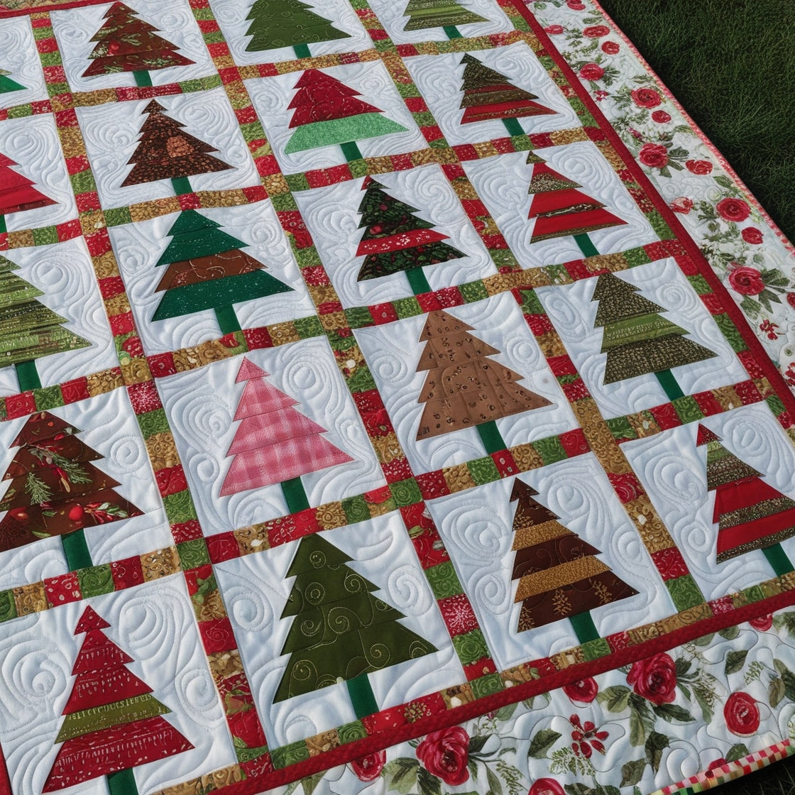 Christmas Tree NTA151024334 Quilt Blanket