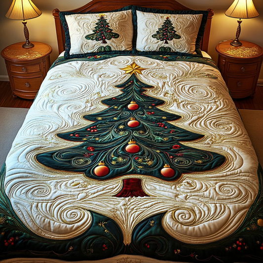 Christmas Tree TAI311024065 Quilt Bedding Set