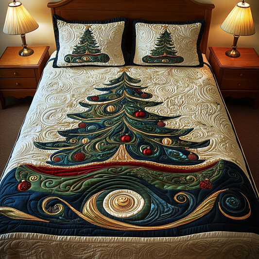 Christmas Tree TAI311024067 Quilt Bedding Set