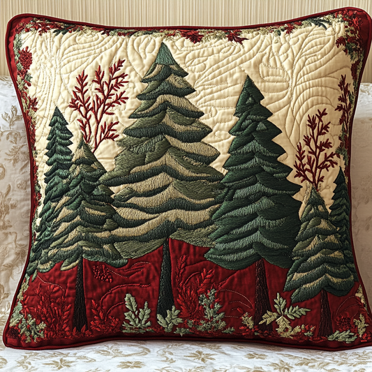 Christmas Tree TAI311024192 Quilted Pillow Case