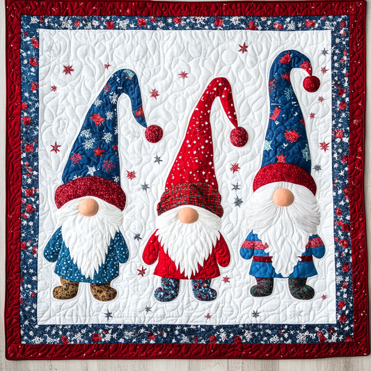 Christmas Gnome TAI260924051 Quilt Blanket