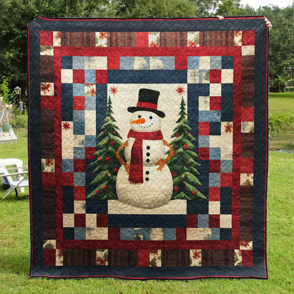 Christmas Snowman HM06102302 Quilt Blanket