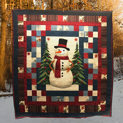 Christmas Snowman HM06102302 Quilt Blanket