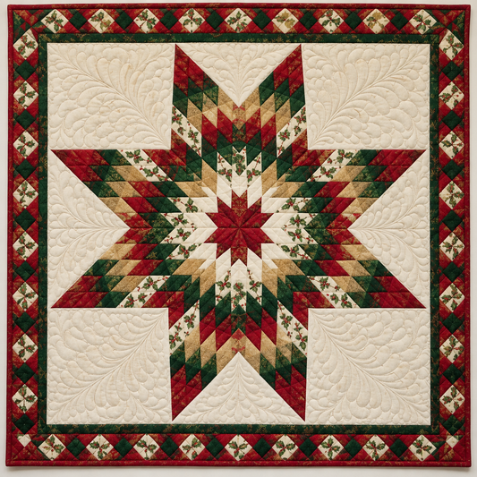 Christmas Morning Star TD101026037 Quilt Blanket