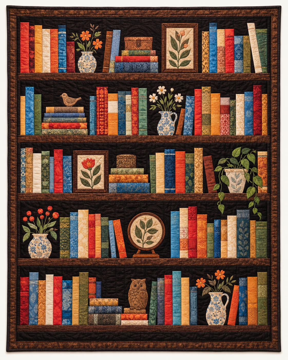 Cozy Bookshelf TD101026187 Quilt Blanket