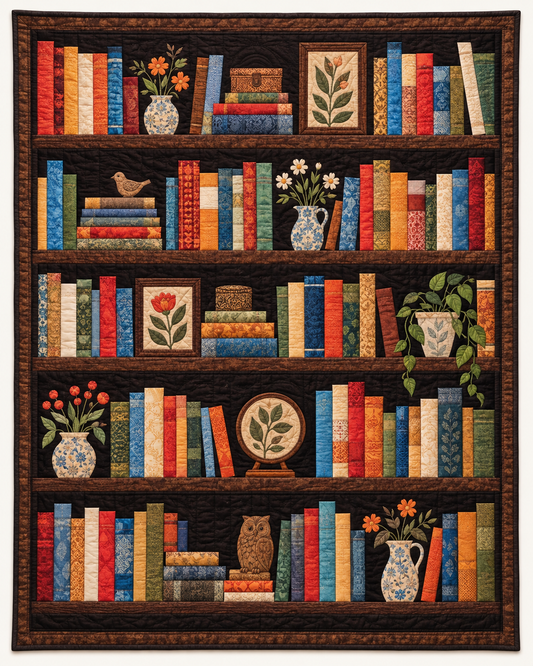 Cozy Bookshelf TD101026187 Quilt Blanket
