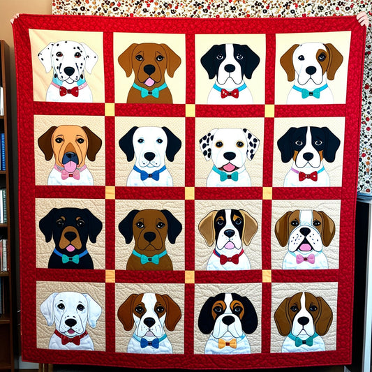 Dogs NTA151024165 Quilt Blanket