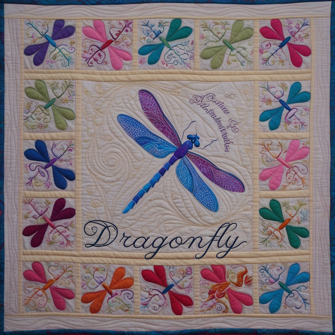 Dragonfly NTA151024096 Quilt Blanket