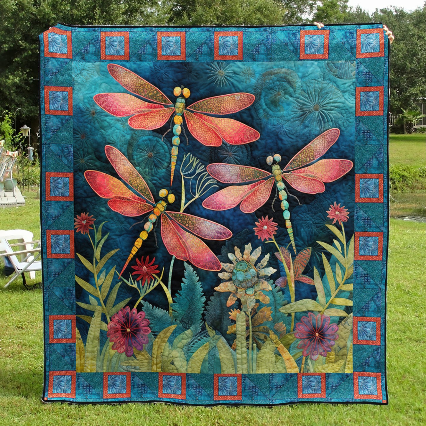 Dragonfly TL13102315 Quilt Blanket