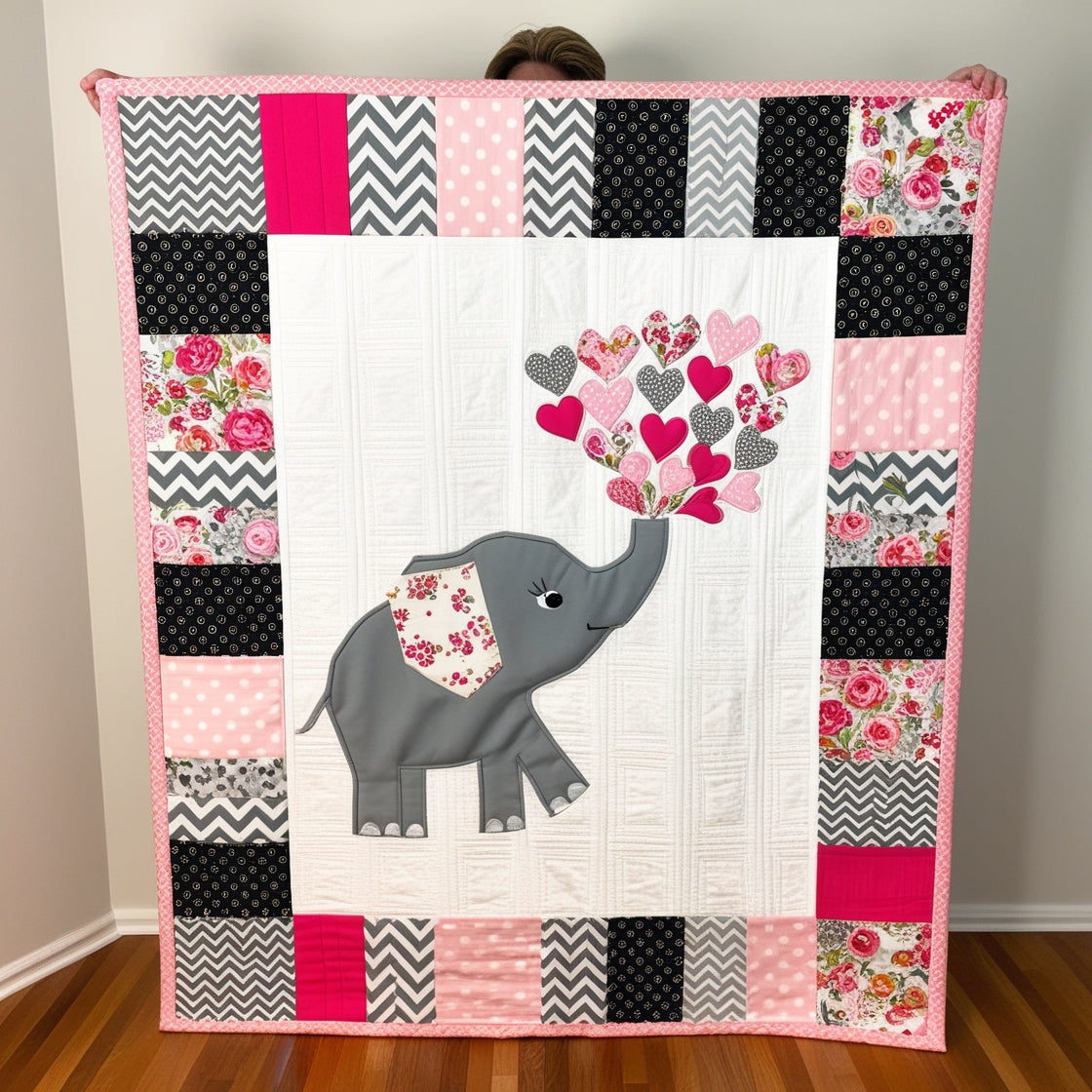 Elephant NTA151024040 Quilt Blanket