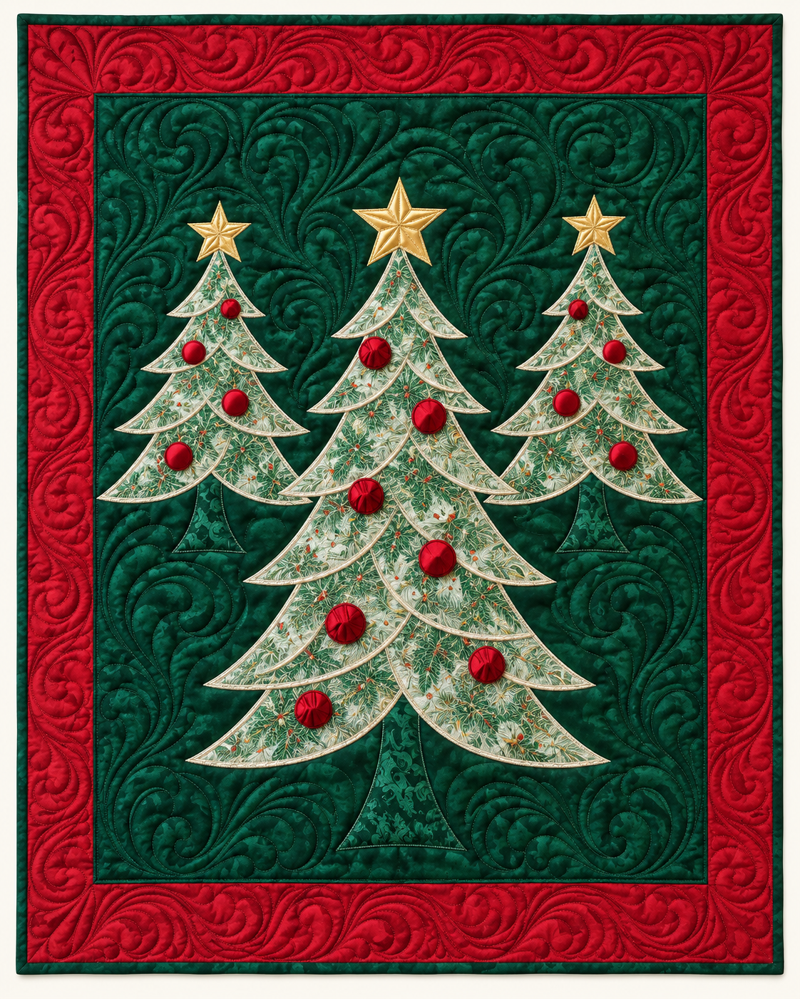 Evergreen On Emerald TD101026220 Quilt Blanket