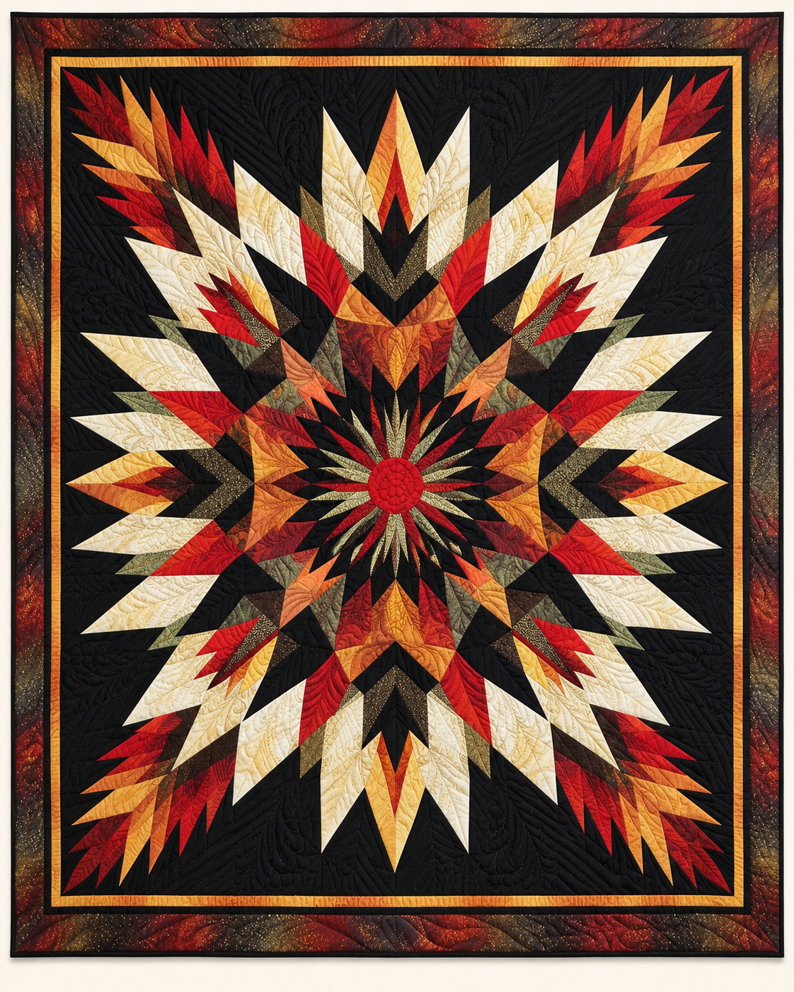 Firelight Starburst TD101026227 Quilt Blanket